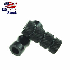 Motorcycle M6 6mm Motorcycle Foot Peg Gear Shift Brake Lever Toe Peg Pedal Black picture
