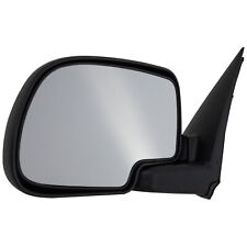Manual Mirror For 1999-2006 Chevy Silverado 1500 LH Manual Glass Folding Black picture