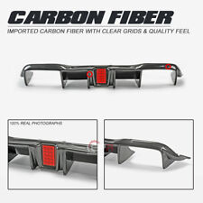 For BMW F87 M2 EA Type Carbon Fiber Rear Bumper Diffuser (with Middle LED) picture