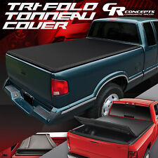 VINYL SOFT TRI-FOLD TONNEAU COVER FOR 94-04 CHEVY S10 GMC SONOMA 6' BED TRUCK picture