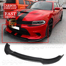 For Dodge Charger SRT 2015-2021 V1 Style Carbon Fiber Front Bumper Lip Splitter picture
