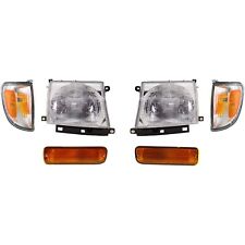 Headlight Kit For 97-00 Toyota Tacoma Left and Right Rear Wheel Drive with bulbs picture