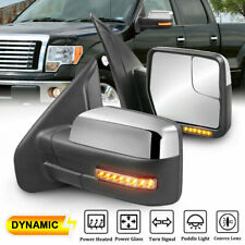 Pair Power Heated Tow Mirrors Dynamic Streamer Signal For 04-14 Ford F150 F-150 picture