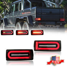 For Mercedes Benz W463 G-Class 99-18 AMG Smoked LED Rear Tail Light Brake Lights picture