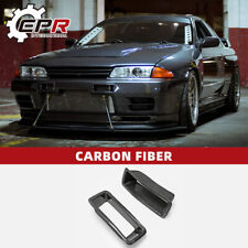 For Nissan R32 Nis N1 Style Carbon Fiber Front Bumper Vents Air Duct Addon Trim picture