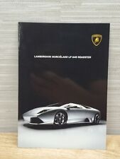 Lamborghini Murcielago LP640 Roadster Technical Specifications Pamphlet Brochure picture