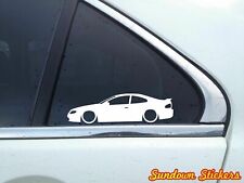 2X Lowered muscle car stickers - for Holden Monaro VZ | L941 picture