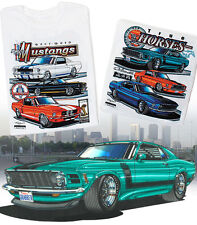 Ford Mustang Race Bred True Horses T-Shirt GT 350 500 Boss 302 429 Shelby  picture