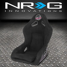 NRG Innovations Prisma Black Synthetic Suede Fixed Back Bucket Racing Seat Mini picture