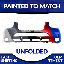 NEW Painted 2007-2009 Hyundai Santa Fe Unfolded Front Bumper W/ Fog Light Holes picture