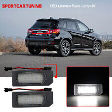2x White LED License Plate Light Lamp For 2011-20 Mitsubishi Outlander Sport ASX picture