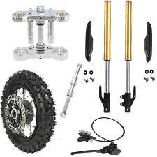630mm Front Forks Triple Wheel 2.50-10 for Electric Dirt Bike Razor CRF50 MX500 picture