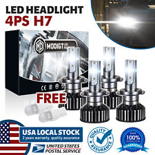 4x Super Bright H7 LED Headlight Kit High Low Beam Bulbs 120000LM 6000K White picture