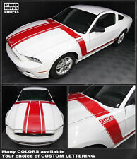 Ford Mustang 2013-2014 BOSS 302 Style Hood & Side Stripes Decals (Choose Color) picture