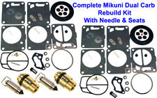 Yamaha Dual Mikuni Carburetor Rebuild Kit & Needle/Seat Super Jet  GP XL 700 760 picture