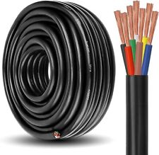 Heavy Duty 14 Gauge 7 Way Conductor Wire RV Trailer Cable Cord CCA picture