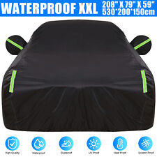 Full Car Cover Outdoor Waterproof Sun All Weather Protection 190T 530x200x150cm picture