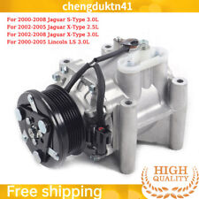 AC A/C Compressor For 2000-2008 Jaguar S-Type 2002-08 X-Type 00-05 Lincoln LS V6 picture