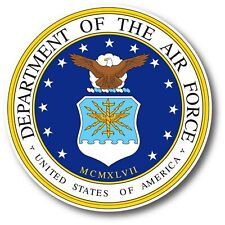DEPARTMENT OF THE AIR FORCE DECAL STICKER USA MADE TRUCK WINDOW WALL CAR LAPTOP picture
