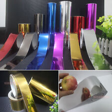 Useful Glossy Mirror Chrome Vinyl Wrap Tape Sticker for Car Phone Home Beauty AB picture