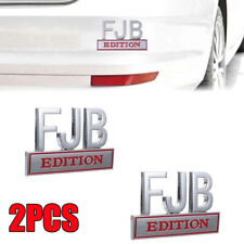 2X 3D FJB EDITION Emblem Badge Letters Sticker Decal for Chevy Fit All Car Truck picture