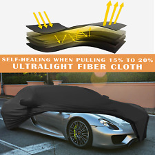 Black Indoor Car Cover Stain Stretch Dustproof For Porsche 918 picture