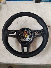 For MANUAL Porsche Leather Steering Wheel 991.2 911 997  718 Cayman/Boxster picture