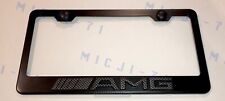 3D AMG Mercedes Benz Emblem Stainless Steel License Plate Frame Rust Free picture