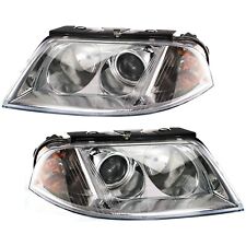 Headlight Set For 2001-2005 Volkswagen Passat Left and Right With Bulb 2Pc picture