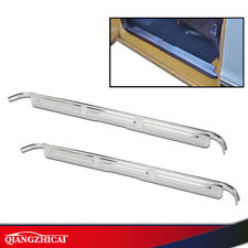 Fit For 1967-1972 Chevy C10 GMC Truck Chrome Door Sill Plates w/hardware Set picture