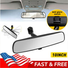 Universal Inner Inside Interior 10 Inch Rearview Rear View Mirror w/Adhesive Kit picture