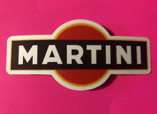 Martini Racing Black logo Decal Sticker Porsche 3.5”x2” Waterproof picture