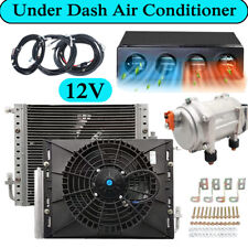 12V Universal A/C Kit Truck Cab Bus Air Conditioner Underdash 4 Vents Heat&Cool picture