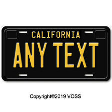 California 1960s Personalize flat License Plate ANY TEXT YOUR TEXT Custom CA Tag picture