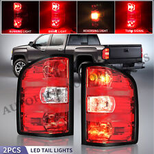 Pair For 2007-2013 Chevy Silverado 1500 2500 3500 HD Tail Lights lamp Left&Right picture