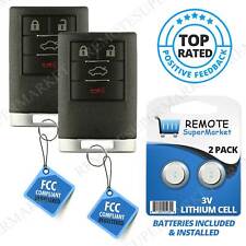 2 Replacement for Cadillac 2008-2013 CTS 2006-2011 DTS Remote Car Key Fob Entry picture