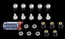 WINDSCREEN BOLTS SCREWS 10 SILVER UNIVERSAL USE FOR ALL BIKES FITMENT  picture