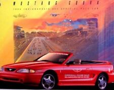 Mustang 1994 Cobra Indianapolis 500 Pace Car Poster Official Indy PaceCar Print picture