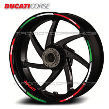 Ducati Corse tricolore wheel decals 12 rim stickers stripes set 899 1199 1299 picture