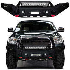 Vijay For 2007-2013 Tundra Front Bumper w/Winch Plate & LED lights & 2xD-ring picture