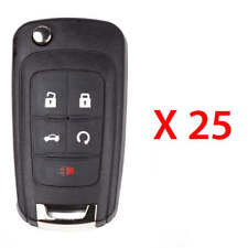 AKS KEYS Replacement for GM 2010-2021 Flip Key Fob 5B FCC# OHT01060512 (25 Pack) picture