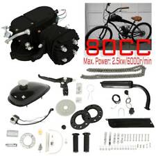 Hot Sale 80cc 2 Stroke Motor Engine Kit Gas for Motorized Bicycle Bike Black New picture
