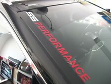 SS PERFORMANCE  (style 1)  Windshield Decal Chevrolet Camaro SS  picture
