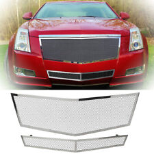 Fits 2008-2013 Cadillac CTS Stainless Steel Chrome Mesh Grille Grill Insert   picture