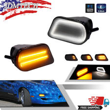 Smoked Front Bumper Turn Signal Lights lamps For 98-02 Pontiac Firebird Trans Am picture