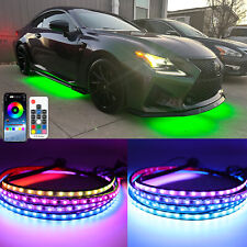6 PCS RGB Car LED Underglow Lights LED Lighting Kit Neon Accent Strips For Lexus picture