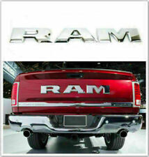 For 2014 &UP Tailgate Letters Emblem Chrome Badges ABS Inserts For Ram 1500 picture