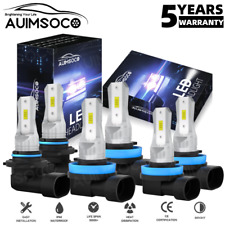 For GMC Terrain 2011-2015 6x Combo LED Headlight High Low Beam + Fog Light Bulbs picture