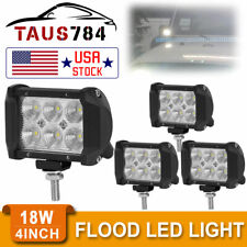 4x 4inch 18W Led Work Light Bar Flood Pods Driving Offroad Fog Lamp SUV ATV UTE picture