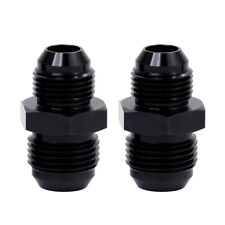 LokoCar 6AN Male to 8AN Male Flare Reducer Union Adapter Fitting Aluminum Black picture